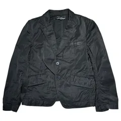 tricot COMME des GARCONS(トリココムデギャルソン) 10SS Cotton Nylon Cloth 2B Casual Jacket コットン ナイロン クロス カジュアル ジャケット TE-J007 L ブラック AD2009のサムネイル