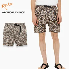 ［定番］ROKX ロックス RXMS193028 MG カモフラージュ ショーツ MG CAMOUFLAGE SHORT LEOPARDBEIGE Sのサムネイル