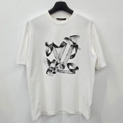 ルイヴィトン モノグラムプリント ショートスリーブ デニムシャツ 5L