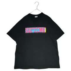 SUPREME(シュプリーム) 22SS All Over Tee ”世界に有名な” ロゴ プリント Tシャツ M ブラックのサムネイル