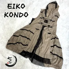 エイココンドウ ロングジレ E-clat EIKO KONDO ナポレオン 刺繍 フード付き チュールのサムネイル