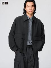 ユニクロu 2026ss ショートブルゾン M ブラック ユニクロU uniqloU ショートブルゾン ブラック M - メルカリ