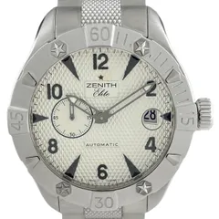 【保証書】ゼニス ZENITH デファイ クラシック エリート 03.0516.680 01.M516 腕時計 SS 自動巻き ホワイト系 メンズ 【中古】のサムネイル