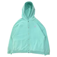 Jieda(ジエダ) PIGMENT SNAP BUTTON HOODIE ピグメント スナップボタン フーディ パーカー Jie-SRN-CT01 2(M程度) ミントグリーンのサムネイル