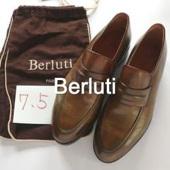ベルルッティ アンディ サイズ9 ダークブラウンパティーヌ 箱付