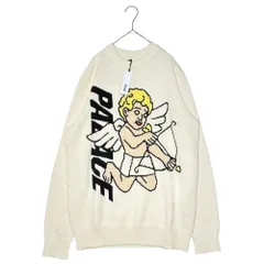 Palace(パレス) 23SS Temptation Knit 天使 ロゴ ニット M アイボリーのサムネイル