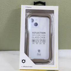 ハミィ Hamee i Face Refiection Case iPhone 13 mini Beige.4 ベージュ クリア 4522327933060のサムネイル