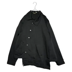 COMME des GARCONS HOMME PLUS(コムデギャルソンオムプリュス) 18AW White Shock期 ホワイトショック期 ポリエステル 縮絨 捻じれ コーチ ジャケット PB-J033 S ブラック AD2018のサムネイル