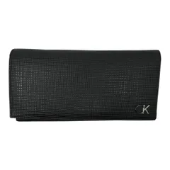 CALVIN KLEIN(カルバンクライン) Logo Leather Long Wallet ロゴ レザー 長財布 ブラックのサムネイル