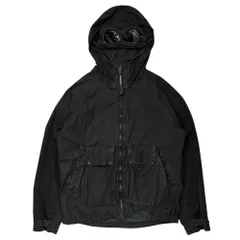 C.P.COMPANY(シーピーカンパニー) 2022SS 50 FILI GUM GOGGLE JACKET ガーメントダイ ゴーグル ジャケット 12CMOW209A 48 ブラック マウンテンパーカーのサムネイル
