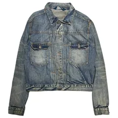 POLO RALPH LAUREN(ポロラルフローレン) 90’s~00's セカンド タイプ ヴィンテージ 加工 デニム トラッカー ジャケット JR-RL-LM3107 L インディゴ インパクト21タグ 90年代後半〜00年代のサムネイル