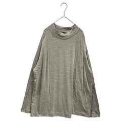 The Viridi-anne(ザヴィリディアン) 2020AW Cotton wool jersey high-neck L/S T-shirt 綿 ウール 天竺 ハイネック 長袖 カットソー - BEIGE VI-3283-01 2 ベージュのサムネイル