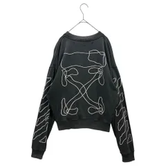 Off-White(オフホワイト) 19AW ABSTRACT ARROWS アブストラクト アロー クルーネック スウェット OMBA035F19E30011 XS グレーのサムネイル