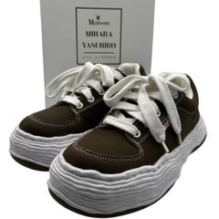 Maison MIHARA YASUHIRO(メゾンミハラヤスヒロ) 25AW Oliver Sneakers オリバー スニーカー キャンバス ローカット A15FW704-0 43(27.5cm) カーキ