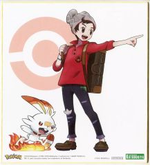 [중고] 종이 제품 마사루 &염버니 고마워 씨 일러스트 색종이 [포켓몬스터 검 방패 ARTFX J 마살 with 염버니 1/8 PVC제 도장이 끝난 완성품] 포켓몬 센터·코토부키야숍 한정 특전