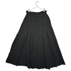 COMME des GARCONS(コムデギャルソン) 02AW Vintage Pants style design wool nylon open cut long flared skirt パンツ風 デザイン ウール ナイロン ロング フレア スカートのサムネイル