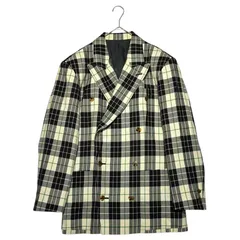 Jean Paul GAULTIER HOMME(ジャンポールゴルチエオム) 80's Archive Oversized Double Tailored Check Jacket 80年代 アーカイブ オーバーサイズ ダブル テーラード チェック ジャケットのサムネイル