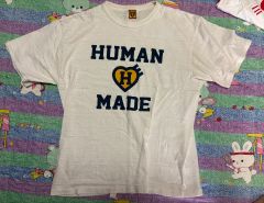 HUMAN MADE ハートロゴ Tシャツ ホワイト Mサイズ 札幌店限定 - メルカリ