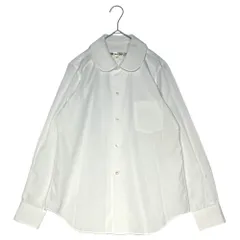 COMME des GARCONS(コムデギャルソン) Round-collar long-sleeve shirt ラウンドカラー 長袖 シャツ GZ-B006 S ホワイト AD2019 丸襟のサムネイル