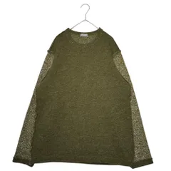 COMME des GARCONS HOMME(コムデギャルソンオム) 80~90's Archives Inside Out Sleeve Switching Crew Neck Wool Knit アーカイブ インサイドアウト クルーネック ウール ニットのサムネイル
