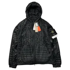 STONE ISLAND(ストーンアイランド) 24AW PERTEX QUATUM NETPLUS PRIMALOFT Compass-badge Jacket パテッド フーデッド ジャケット 811543232 L ブラック 中綿 マウンテンパーカーのサムネイル