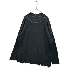 The Viridi-anne(ザヴィリディアン) 2018AW Wool Cut-Off Knit ウール カットオフ ニット VI-2964-07 1 グレーのサムネイル