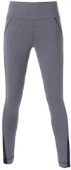 ジーフィット G-FIT エアSTRETCH アクティブハイライズタイツ フィットネスウェア GF-L988S 軽量感 2WAYストレッチ SPF50+ 股上深め ヨガ トレーニング  GFL988S HNV ヘザーネイビーのサムネイル