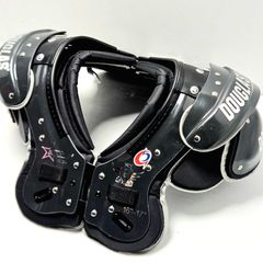 美品】DOUGLAS QBKS Sショルダーパッド ホワイト/ブルー - メルカリ