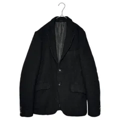COMME des GARCONS HOMME(コムデギャルソンオム) 09AW Wool Fulled 2B Tailored Jacket ウール 縮絨 2B テーラード ジャケット HD-J037 XS ブラック AD2009のサムネイル