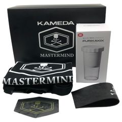 mastermind JAPAN × KAMEDA(マスターマインド × 亀田製菓) Sweepstakes winning item 懸賞当選品 コラボレーションセット ブラック FURIKAKIX トートバッグ 箱付