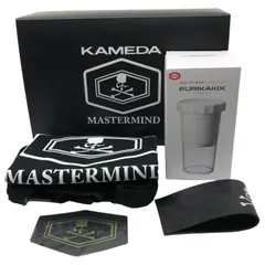 mastermind JAPAN × KAMEDA(マスターマインド × 亀田製菓) Sweepstakes winning item 懸賞当選品  コラボレーションセット ブラック FURIKAKIX トートバッグ 箱付のサムネイル