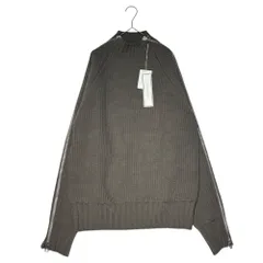 JOHN LAWRENCE SULLIVAN(ジョンローレンスサリバン) 20AW ZIPPED KNIT SWEATER ジップ ニット 4A001-0121-26 S グレージュのサムネイル