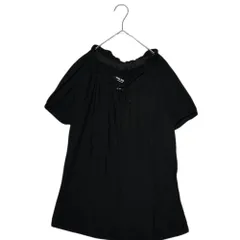 COMME des GARCONS JUNYA WATANABE(コムデギャルソンジュンヤワタナベ) 03SS Front Ribbon Gathered Neck Short-Sleeve フロントリボン ギャザー ネック 半袖 ウール カットソーのサムネイル