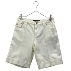 LOUIS VUITTON(ルイヴィトン) Monogram Embroidered White Denim Shorts モノグラム 刺繍 ホワイト デニム ショーツ PW091W WOPA03CKJ 38 ホワイト ショート ハーフ パンツのサムネイル