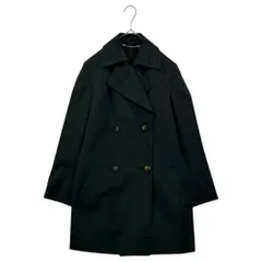 GUCCI(グッチ) 1997 By TOM FORD Short Silk-Blend Trench Coat トムフォード期 シルク混 トレンチ ショート コート 38(M程度) ブラック 90年代 90'sのサムネイル