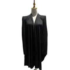 HELMUT LANG(ヘルムートラング) Wool Body Scarf Docking Jacket ウールボディ スカーフ ドッキング ジャケット 16-0304401 0(XS程度) ブラックのサムネイル