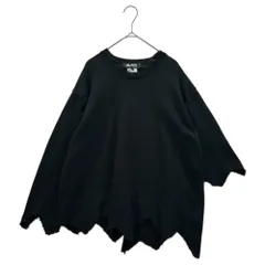 BLACK COMME des GARCONS(ブラックコムデギャルソン) 23SS Cutting Sleeve Acrylic Knit カッティング スリーブ アクリル ニット 1K-N004 S ブラック AD2022のサムネイル