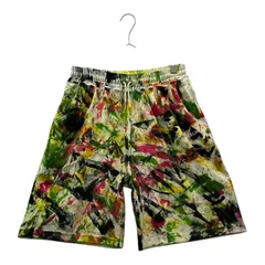 CELINE(セリーヌ) 22SS Wide-Leg Tie-Dye Paint Print Poly Shorts ワイドレッグ タイダイ ペンキ プリント  ポリ ショーツ ハーフパンツ 2Z144383Q  エディスリマン Hedi Slimaneのサムネイル