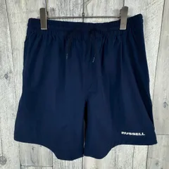 【新品タグ付き】RUSSELL ATHLETIC ラッセル アスレティック RC-18024 ネイビー ストレッチ素材 ナイロン ショート パンツ ショーツ ハーフパンツ メンズ L サイズのサムネイル
