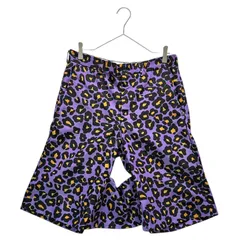 COMME des GARCONS HOMME PLUS(コムデギャルソンオムプリュス) 20AW Leopard Bondage Shorts レオパード ボンテージ ショーツ PF-P008 S パープル×オレンジ ハーフ ショート パンツのサムネイル