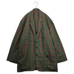 Jean Paul GAULTIER HOMME(ジャンポールゴルチエオム) 80s〜90's Rayon Check Pattern 3-Button Jacket 80年〜90年代 レーヨン チェック 3ボタン ジャケット オンワード代理店期のサムネイル