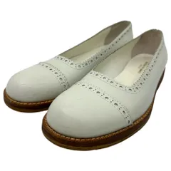 tricot COMME des GARCONS(トリココムデギャルソン) Medallion Leather Pumps メダリオン レザー パンプス 24cm ホワイトのサムネイル