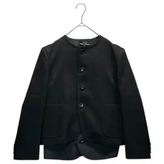 tricot COMME des GARCONS(トリココムデギャルソン) 20AW No-Collar Layered Jacket ノーカラー レイヤード ジャケット TF-J009 S ブラック AD2020のサムネイル