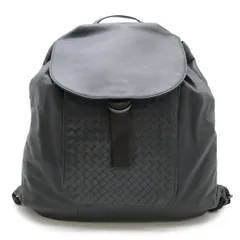 BOTTEGA VENETA ボッテガ ヴェネタ ボッテガベネタ イントレチャート バックパック リュックサック カーフレザー ブラック 黒 361014のサムネイル