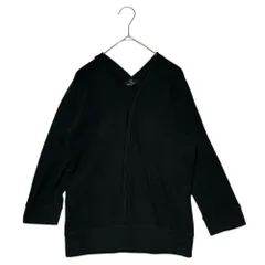 Y's(ワイズ) Brushed Cotton Poly Stretch Snap Button Cardigan 起毛加工 コットン ポリ ストレッチ スナップ ボタン カーディガン 首元タグ切り取り 3(L程度) ブラックのサムネイル