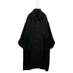 YOHJI YAMAMOTO POUR HOMME(ヨウジヤマモトプールオム) 2023SS TENCEL POPLIN SHIRT-STYLE COAT テンセル ポプリン シャツ スタイル コート HZ-B31-220 1(S程度) ブラックのサムネイル