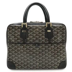 GOYARD ゴヤール アンバサードPM ビジネスバッグ ブリーフケース ハンドバッグ ヘリンボーン柄 PVC レザー ブラック 黒 ブラウン ホワイトのサムネイル