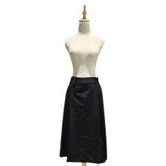 Y's(ワイズ) Wool Gabardine Big Flap Pocket Skirt ウールギャバジン ビッグ フラップ ポケット スカート YB-S11-100 2(M程度) ブラックのサムネイル