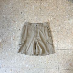 90s Rip Curl ナイロンバギーカーゴショーツ ブラウン 34 水陸両用 