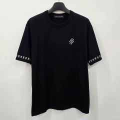 去年国内ヴィトン購入！Louis Vuitton ロープ半袖ニット ネイビー S